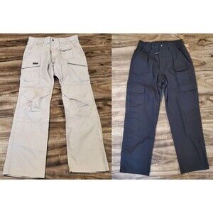 Blackhawk & Propper Lot of 2 Men's 30x30 30x32 Tactical Pants Beige Black Bundle